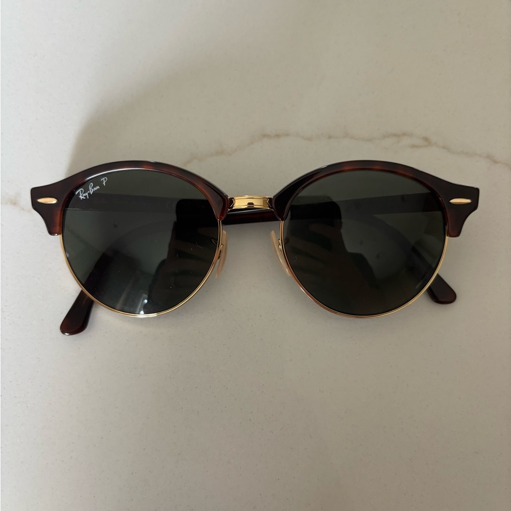 Ray-Ban Tortoise and Gold Sunglasses